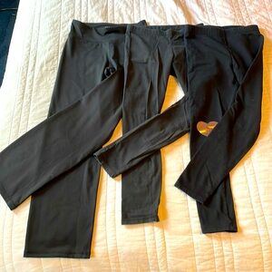 🖤 Lot of 3 Leggings, Wide Leg and Slim